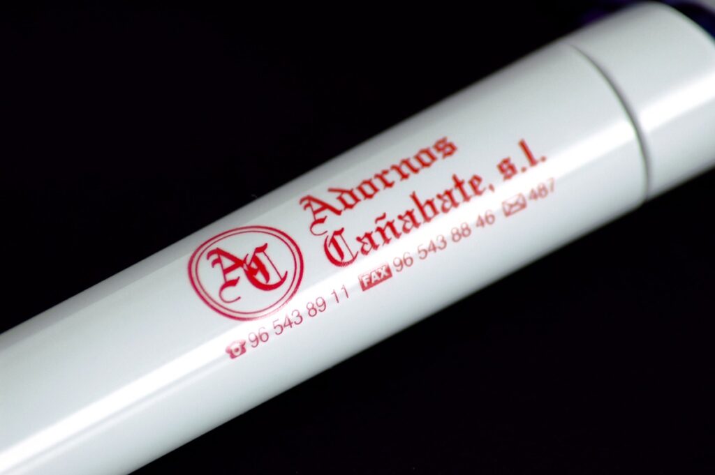 Serigrafía en boligrafos