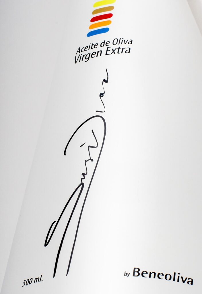 Serigrafía en botellas de aceite